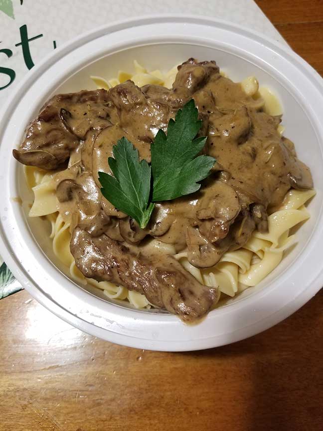 Beef Stroganoff