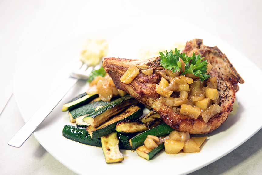 Pork Chops Apples